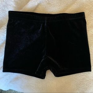 Velvet mini booty shorts